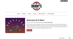 Desktop Screenshot of dannyscycles.com
