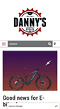 Mobile Screenshot of dannyscycles.com